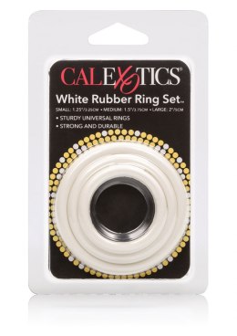 Rubber Ring - 3 Piece Set White Calexotics