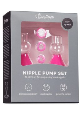 Pompka-Pink Nipple Sucker Set EasyToys