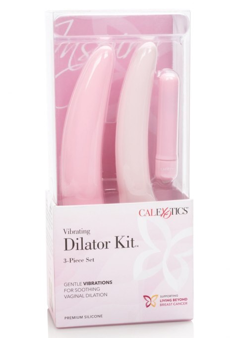 Vibrating Dilator 3pcs Set Pink Calexotics