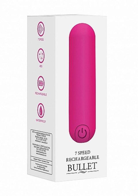 10 Speed Rechargeable Bullet - Pink Be Good Tonight