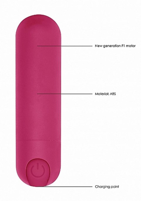 10 Speed Rechargeable Bullet - Pink Be Good Tonight