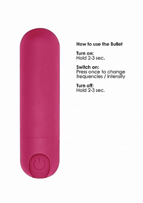 10 Speed Rechargeable Bullet - Pink Be Good Tonight