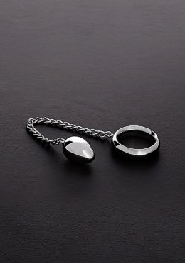 Donut C-Ring Anal Egg (40/30mm) with chain Steel