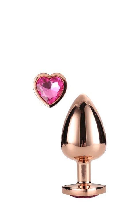 GLEAMING LOVE ROSE GOLD PLUG SMALL Dream Toys