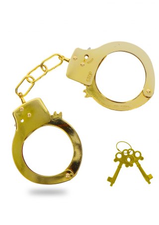 Metal Handcuffs Gold ToyJoy