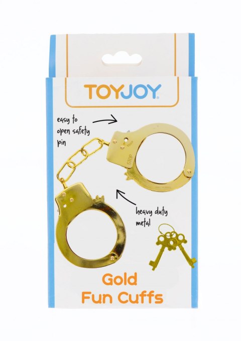 Metal Handcuffs Gold ToyJoy