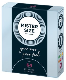 Mister Size 64mm pack of 3 Mister Size