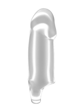 No.37 - Stretchy Thick Penis Extension - Translucent Sono