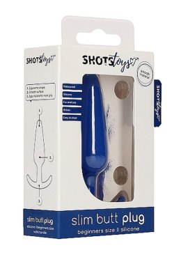 Slim Butt Plug - Blue ShotsToys