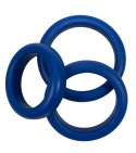 3 blue silicone rings You2Toys