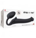 Strap-on-me Silicone bendable strap-on Black M
