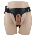 BAILE- Ultra Passionate Harness Realdeal Penis 6.2'' Brown Baile