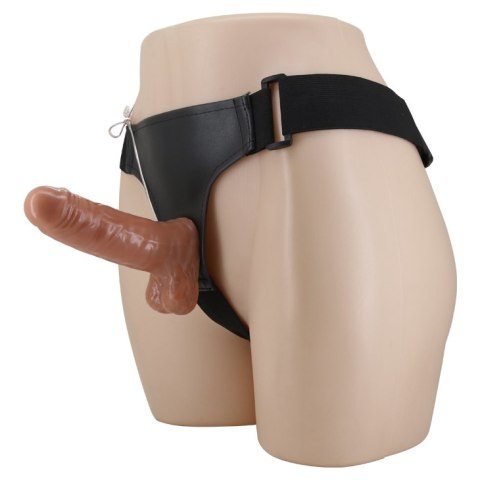 BAILE- Ultra Passionate Harness Realdeal Penis 6.2'' Brown Baile