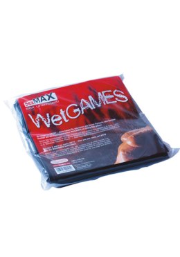 Winylowa Mata ochronna - SexMax WetGAMES Sex shee, 180 x 220 cm, black JoyDivision