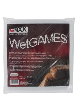 Mata ochronna - SexMAX WetGAMES Sex sheet, 180 x 220 cm, white JoyDivision
