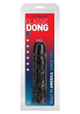 Dildo-CLASSIC DONG - 8 INCH BLACK Doc Johnson