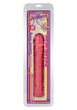 Dildo-CLASSIC JELLY DONG 10 INCH PINK Doc Johnson