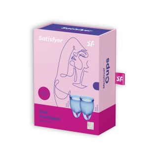 Feel confident Menstrual Cup dark blue Satisfyer