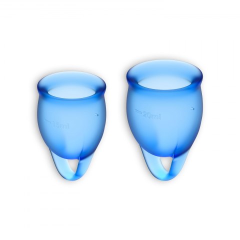 Feel confident Menstrual Cup dark blue Satisfyer