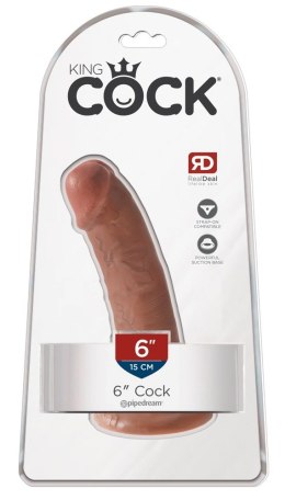 King Cock 6" Cock-Tan King Cock