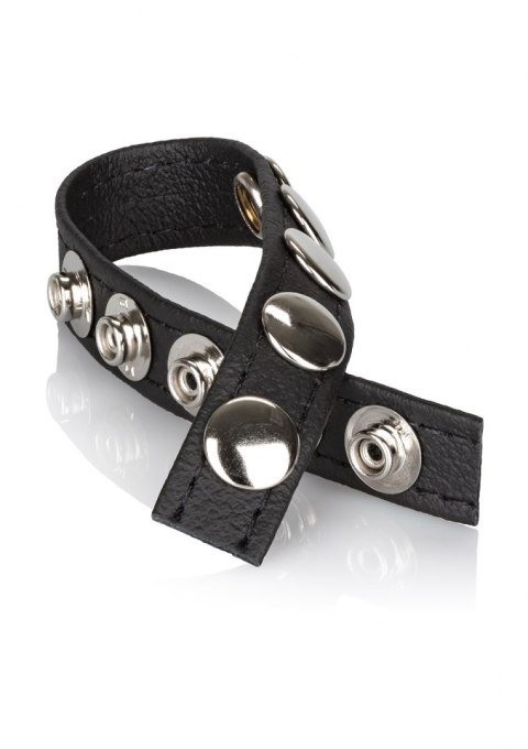 Leather Multi-Snap Ring Black Calexotics