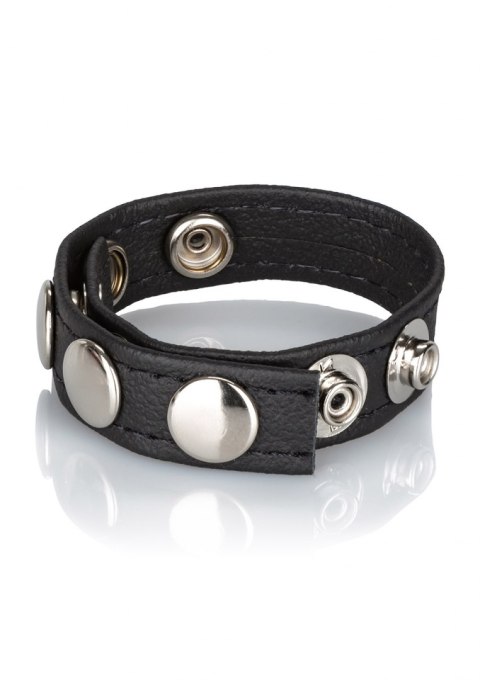 Leather Multi-Snap Ring Black Calexotics