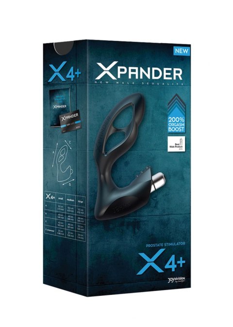 Stymulator Prostaty - XPANDER X4+, rechargeable PowerRocket, small JoyDivision