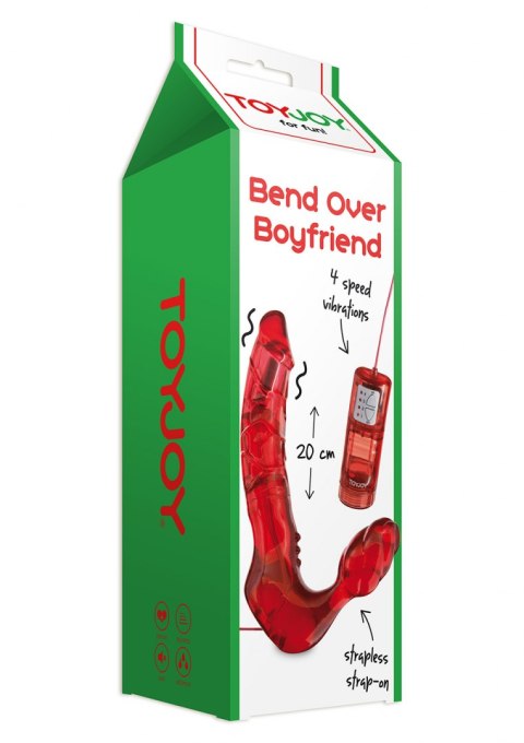 Bend Over Boyfriend Vibrator Red ToyJoy