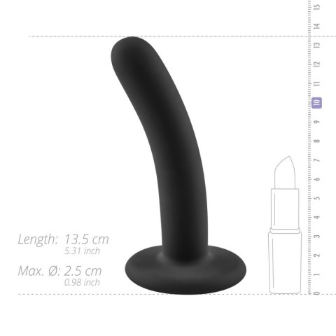 No-Parts - Logan Dildo 13.5 cm - Black No-Parts