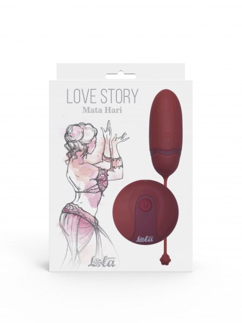 Egg with Remote Control Love Story Mata Hari Wine Red Intimate Distribution