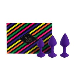 FeelzToys - Bibi Butt Plug Set 3 pcs Purple FeelzToys