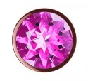 Plug-Butt Plug Diamond Quartz Shine L Rose Gold Lola Games