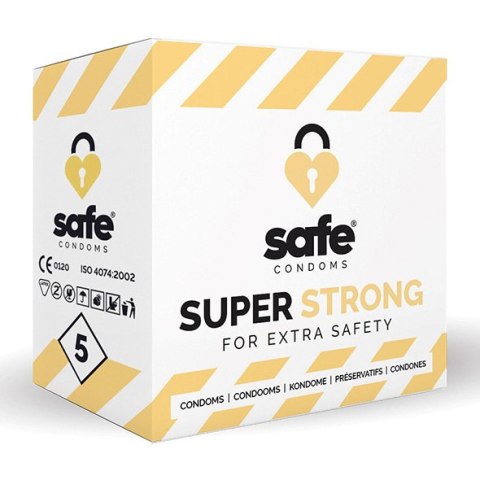 SAFE - Condoms Super Strong for Extra Safety (5 pcs) Safe