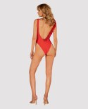 Strój kąpielowy - Cubalove kostium kąpielowy czerwony XL Obsessive