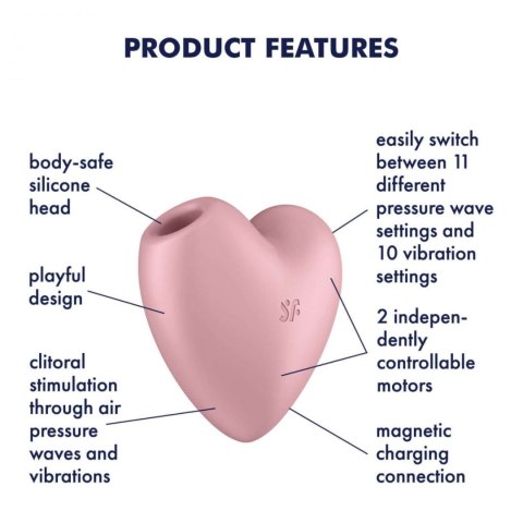 Stymulator-Cutie Heart (Light Red) Satisfyer