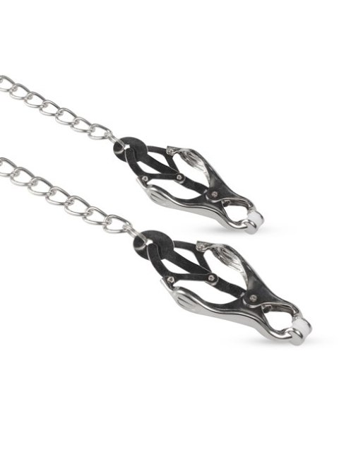 Stymulator-Japanese Clover Clamps With Chain EasyToys