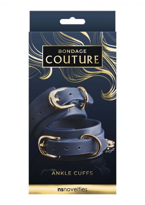 Bondage Couture Ankle Cuff Blue NS Novelties