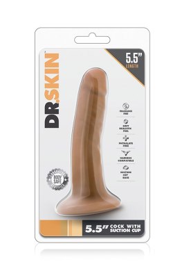 DR. SKIN 5.5INCH COCK WITH SUCTION CUP Blush
