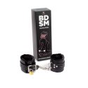 Kajdanki-Black Bondage Handcuffs BDSM Secret Play