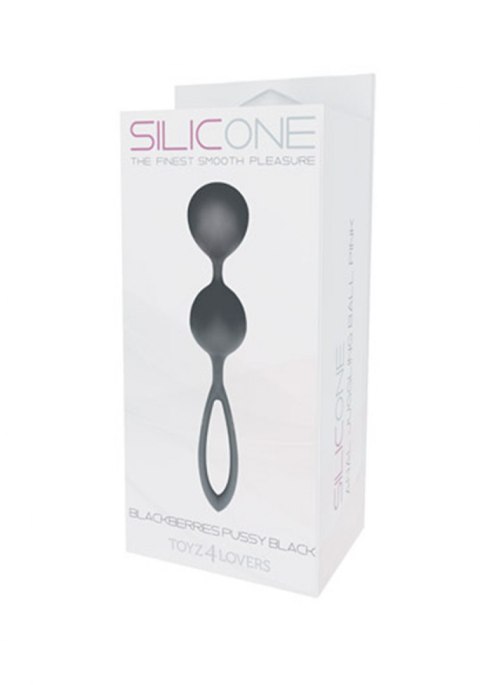 Kulki-PALLINE BLACKBERRIES PUSSY SILICONE BLACK Toyz4lovers