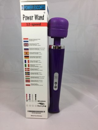 Powerwand purple eu plug big size wand massager Power Escorts