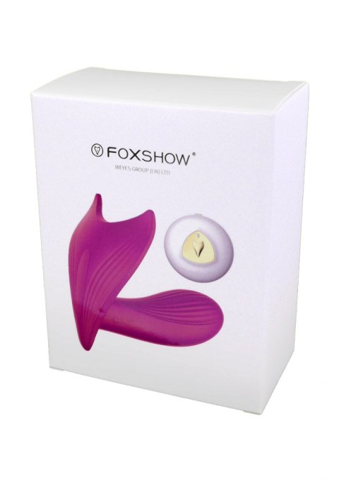 Wibrator Majtkowy - Silicone Panty Vibrator USB 10 Function / Heating / Voice Control B - Series Fox