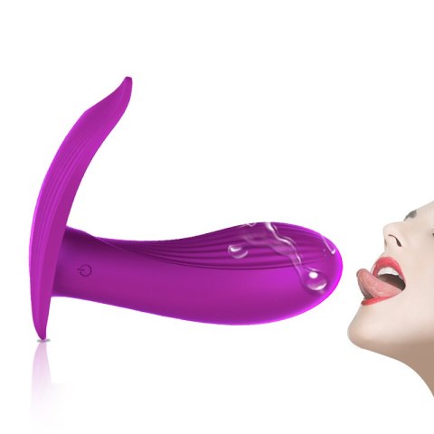 Wibrator Majtkowy - Silicone Panty Vibrator USB 10 Function / Heating / Voice Control B - Series Fox