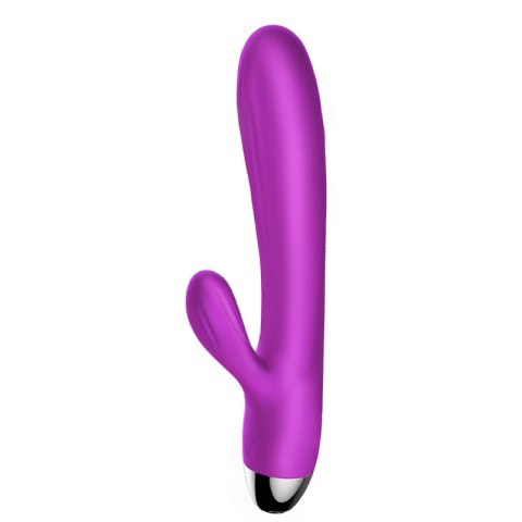 Wibrator - Silicone Vibrator and Pulsator Purple USB 7+7 Function / Heating B - Series Fox