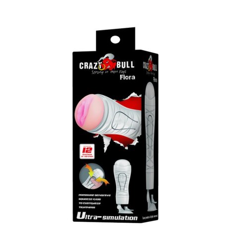 CRAZY BULL - FLORA Vibrating 12 functions Crazy Bull