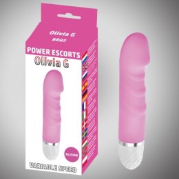 Olivia g pink 16,5 cm silicone vibrating 10 speed Power Escorts
