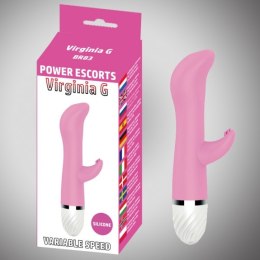 Virginia g pink 17 cm silicone vibrating 10 speed Power Escorts