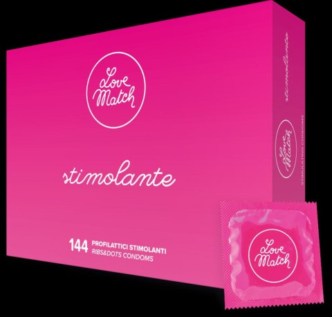 Prezerwatywy-Love Match Stimolante - 144 pack Love Match