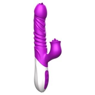 Wibrator - Silicone Vibrator USB 10 Function and Thrusting Function / Heating B - Series Fox