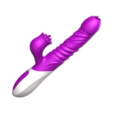 Wibrator - Silicone Vibrator USB 10 Function and Thrusting Function / Heating B - Series Fox